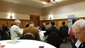 Nice turnout at tonight's reception.
