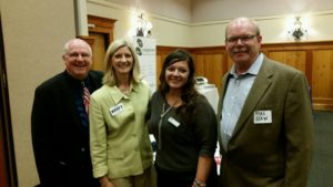Vicki with Art, the Executive Director of BIAW, and friends.