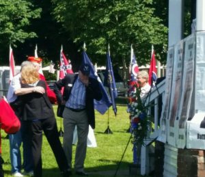 Crowd hugging pic Memorial Day