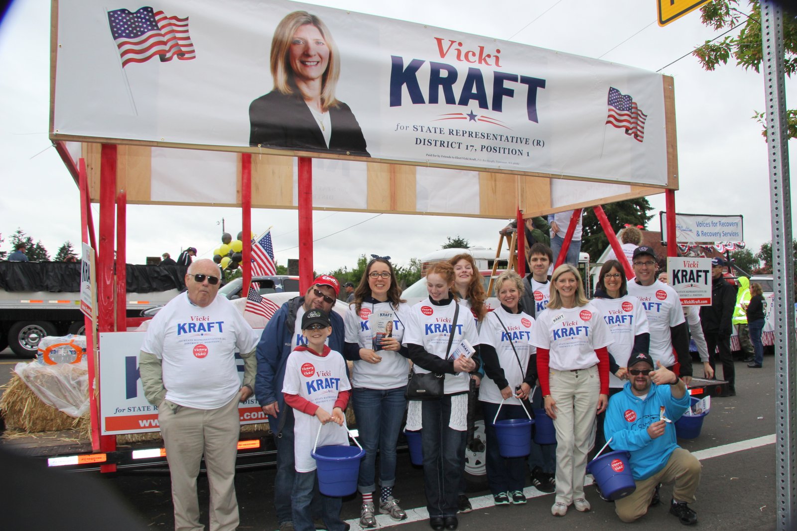 Vicki Kraft supporters
